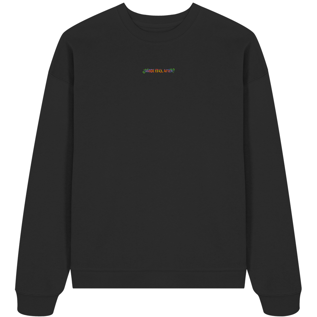 ¿Dónde es el After? - Rainbow - Organic Oversize Sweatshirt