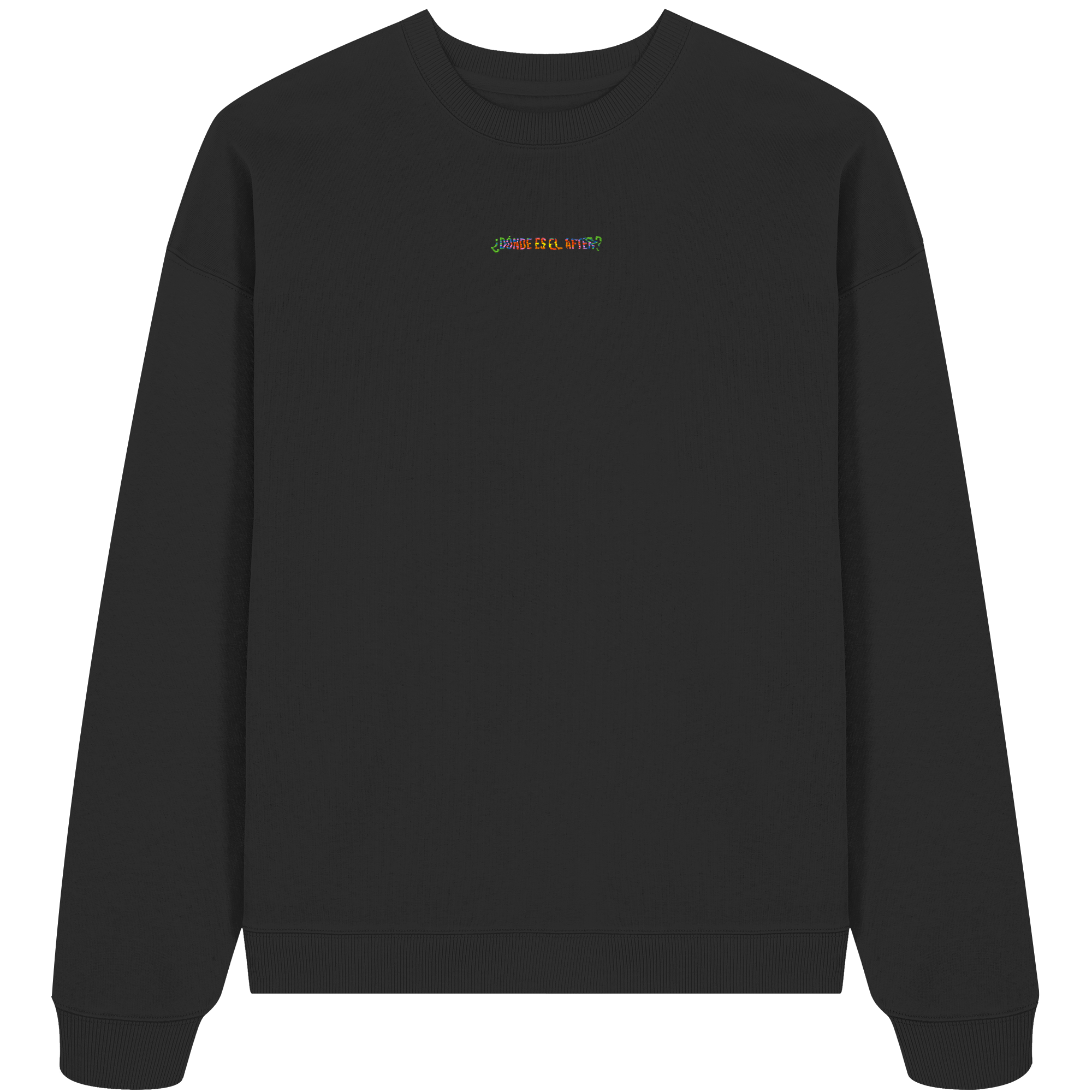 ¿Dónde es el After? - Rainbow - Organic Oversize Sweatshirt