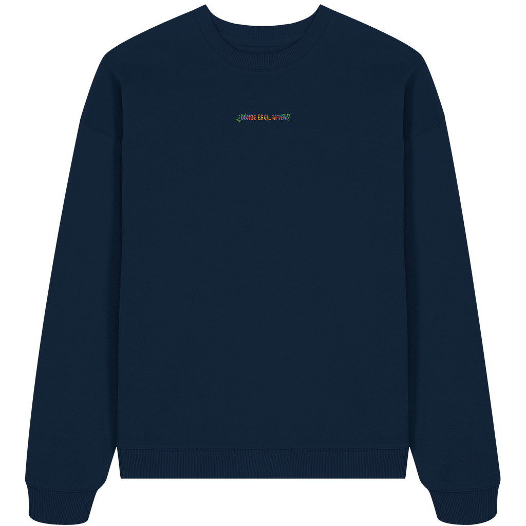 ¿Dónde es el After? - Rainbow - Organic Oversize Sweatshirt