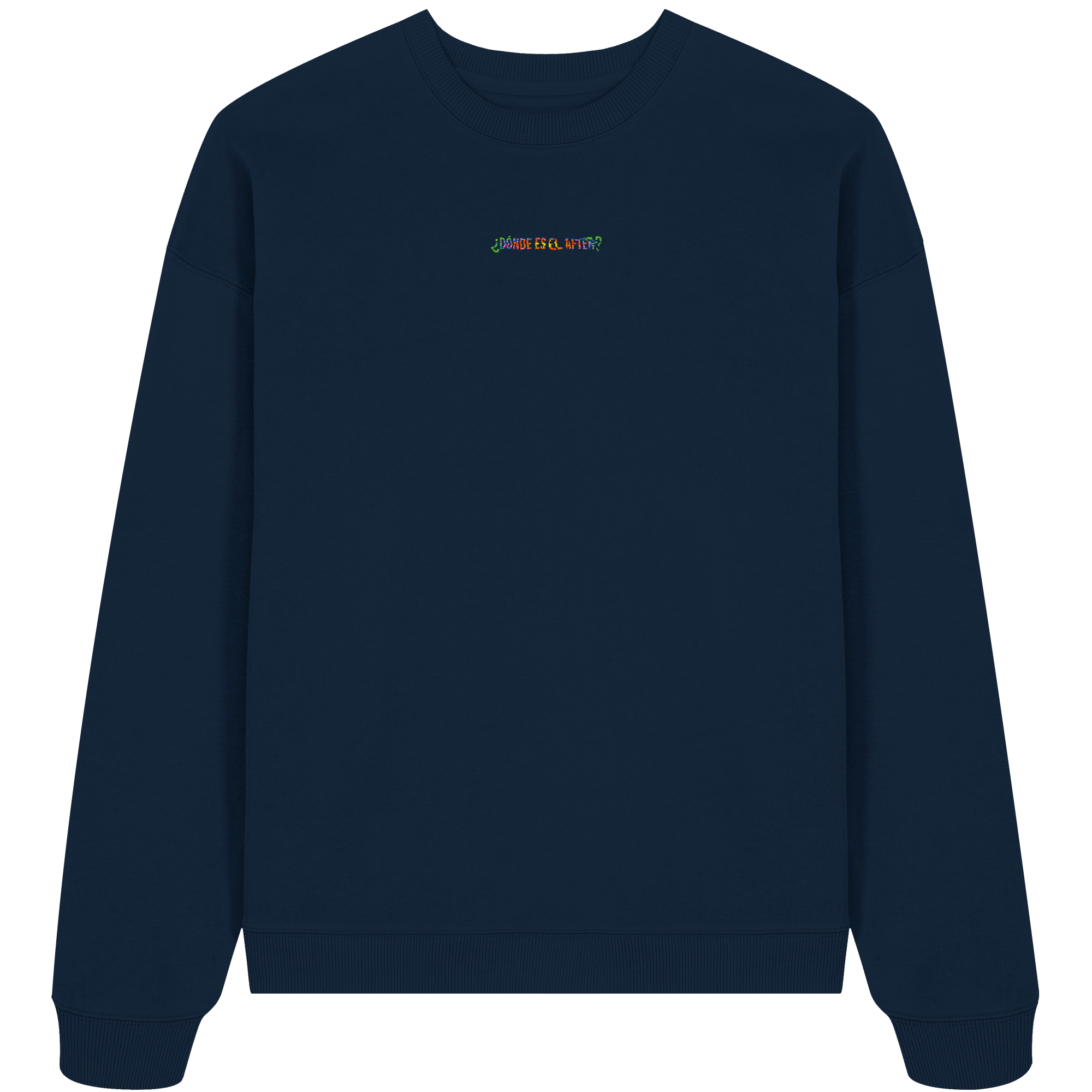 ¿Dónde es el After? - Rainbow - Organic Oversize Sweatshirt