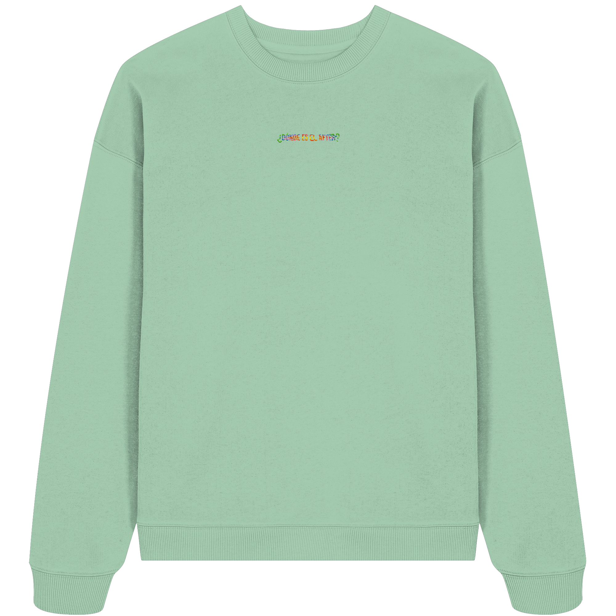 ¿Dónde es el After? - Rainbow - Organic Oversize Sweatshirt