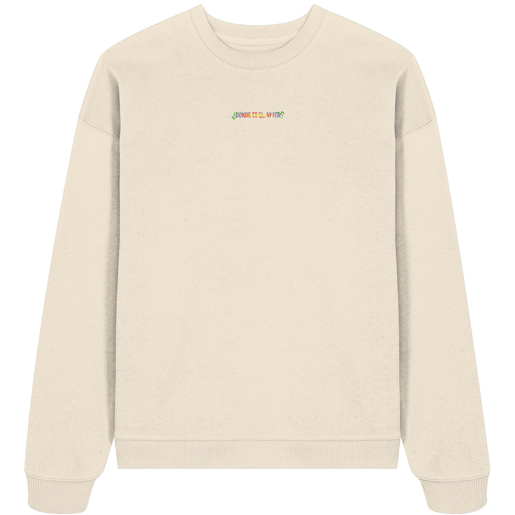 ¿Dónde es el After? - Rainbow - Organic Oversize Sweatshirt