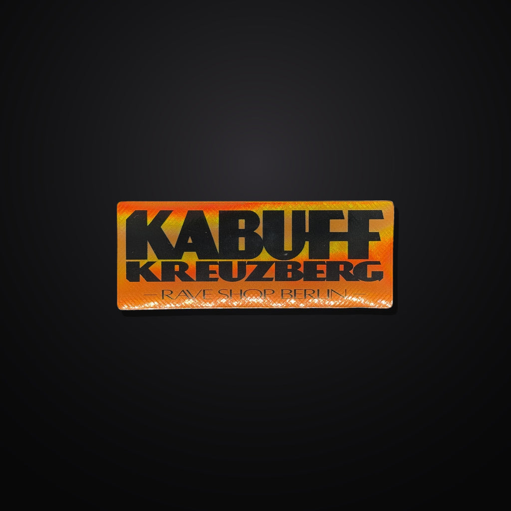 KABUFF Sticker 3er-Set - Orange/Green Holographic