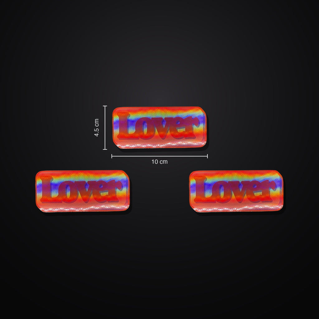 Lover Sticker 3er-Set - Red Holographic