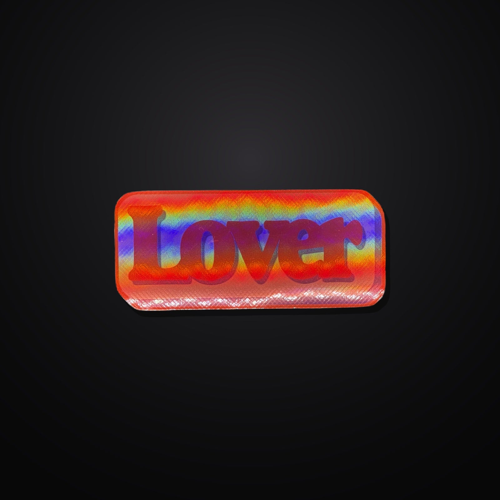 Lover Sticker 3er-Set - Red Holographic