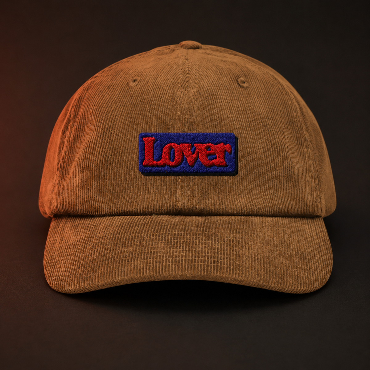 Lover Unisex Corduroy Cap – Stitched – KABUFF Kreuzberg