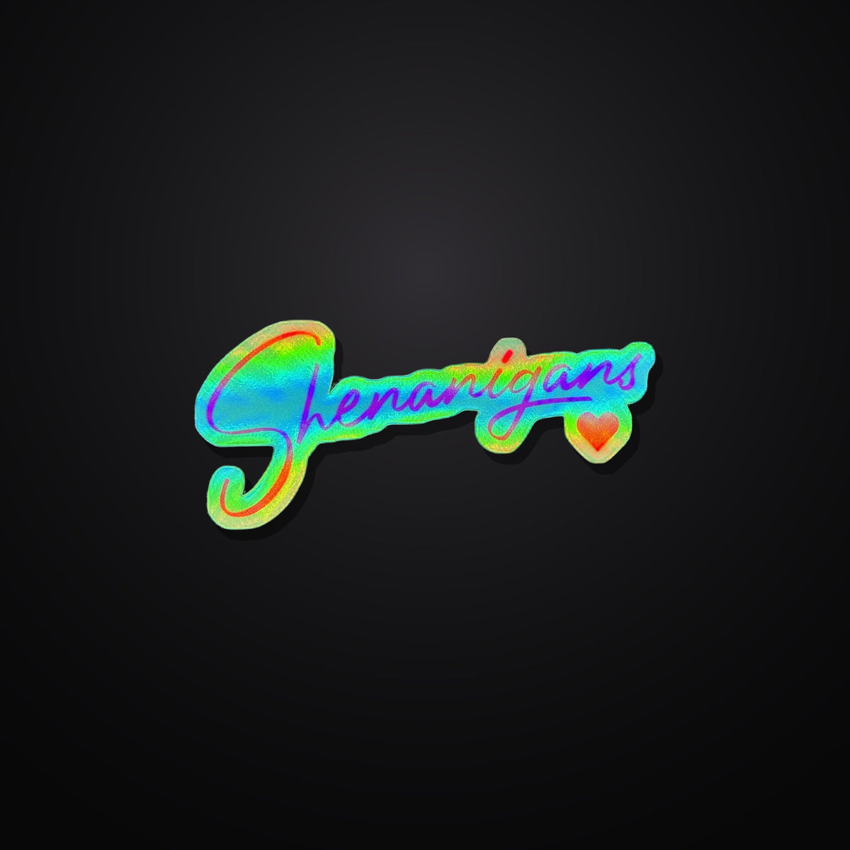 Shenanigans Sticker 3er-Set – Green/Pink Holographic – KABUFF Kreuzberg