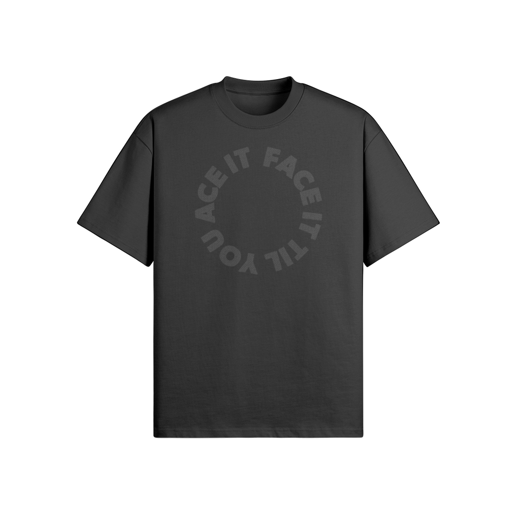 Face It Til You Ace It Unisex Boxy Tee - Stitched
