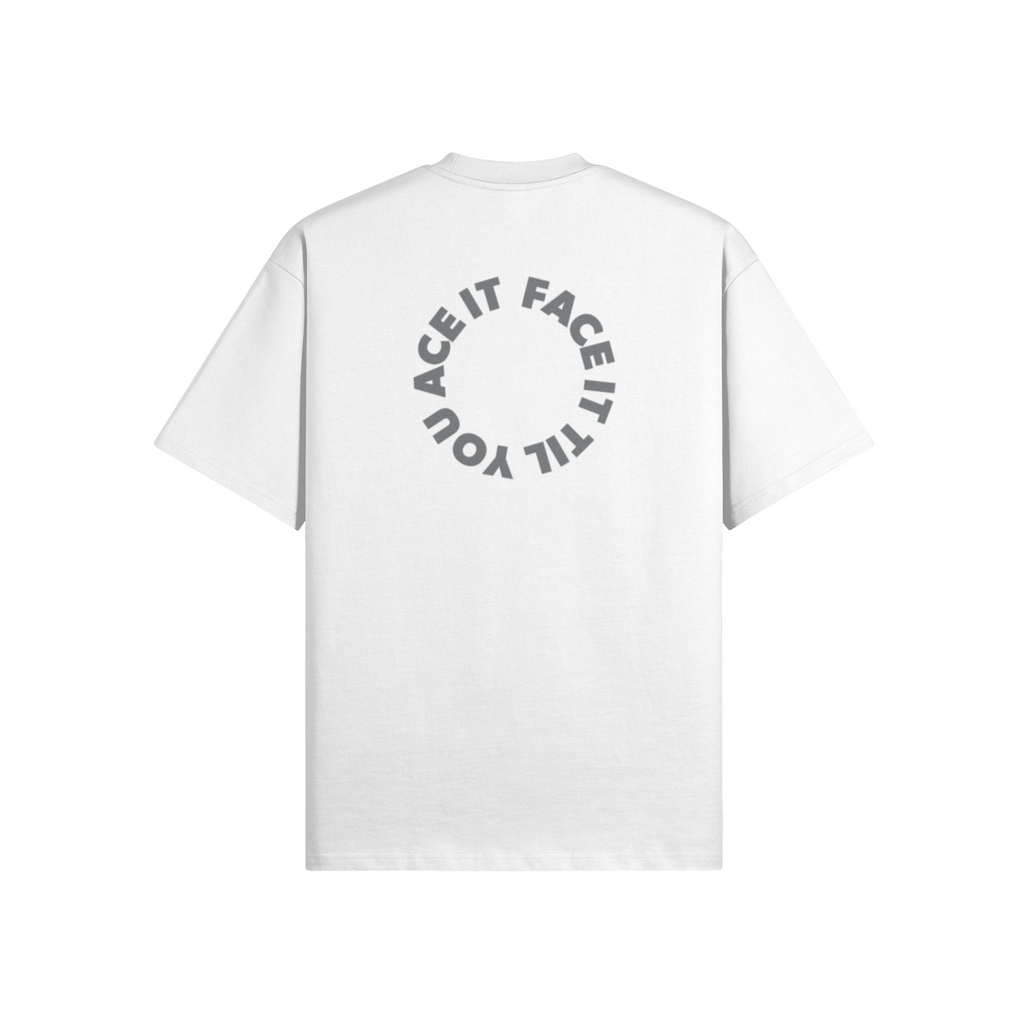 Face It Til You Ace It Unisex Boxy Tee - Stitched