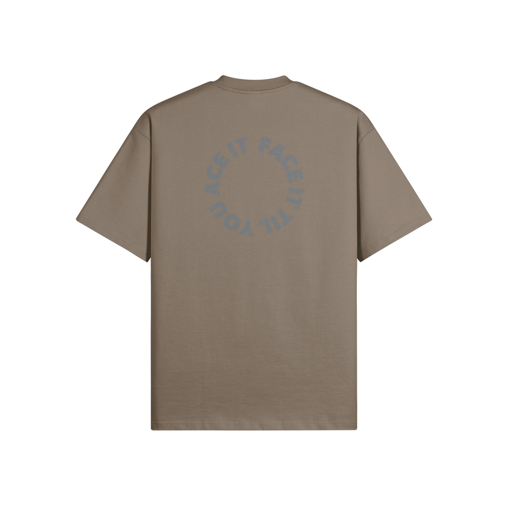 Face It Til You Ace It Unisex Boxy Tee - Stitched