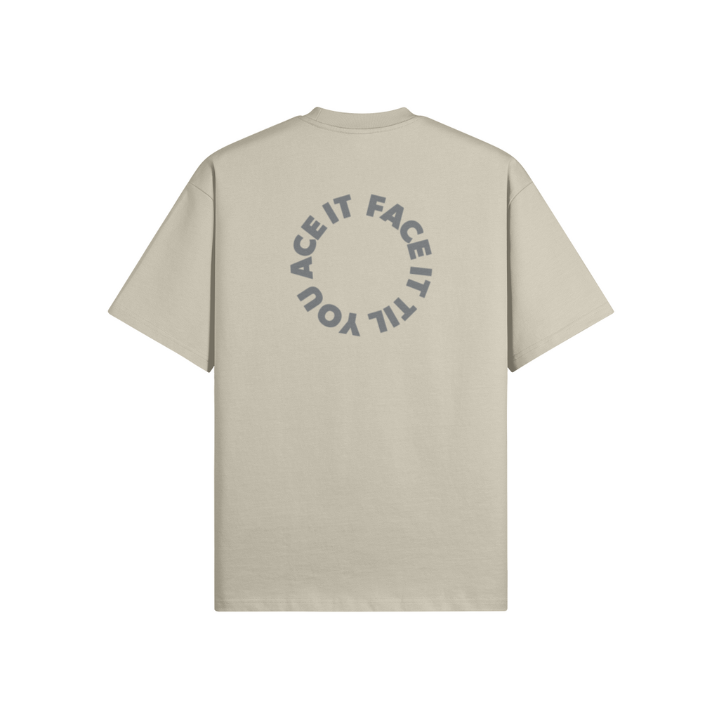 Face It Til You Ace It Unisex Boxy Tee - Stitched