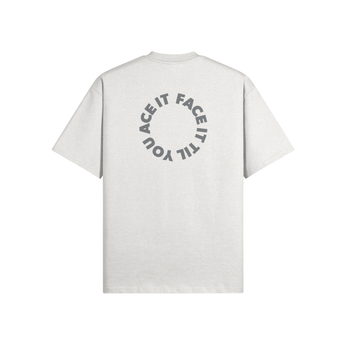 Face It Til You Ace It Unisex Boxy Tee - Stitched