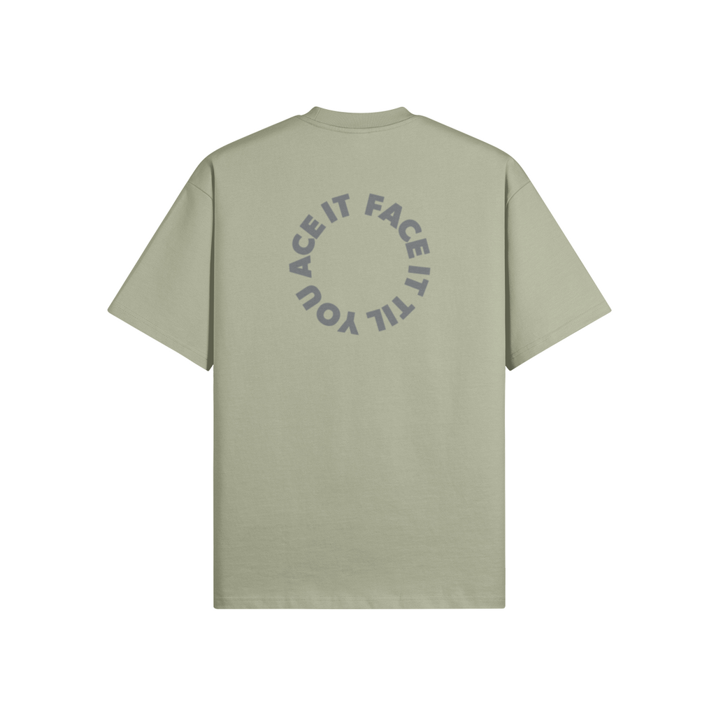 Face It Til You Ace It Unisex Boxy Tee - Stitched