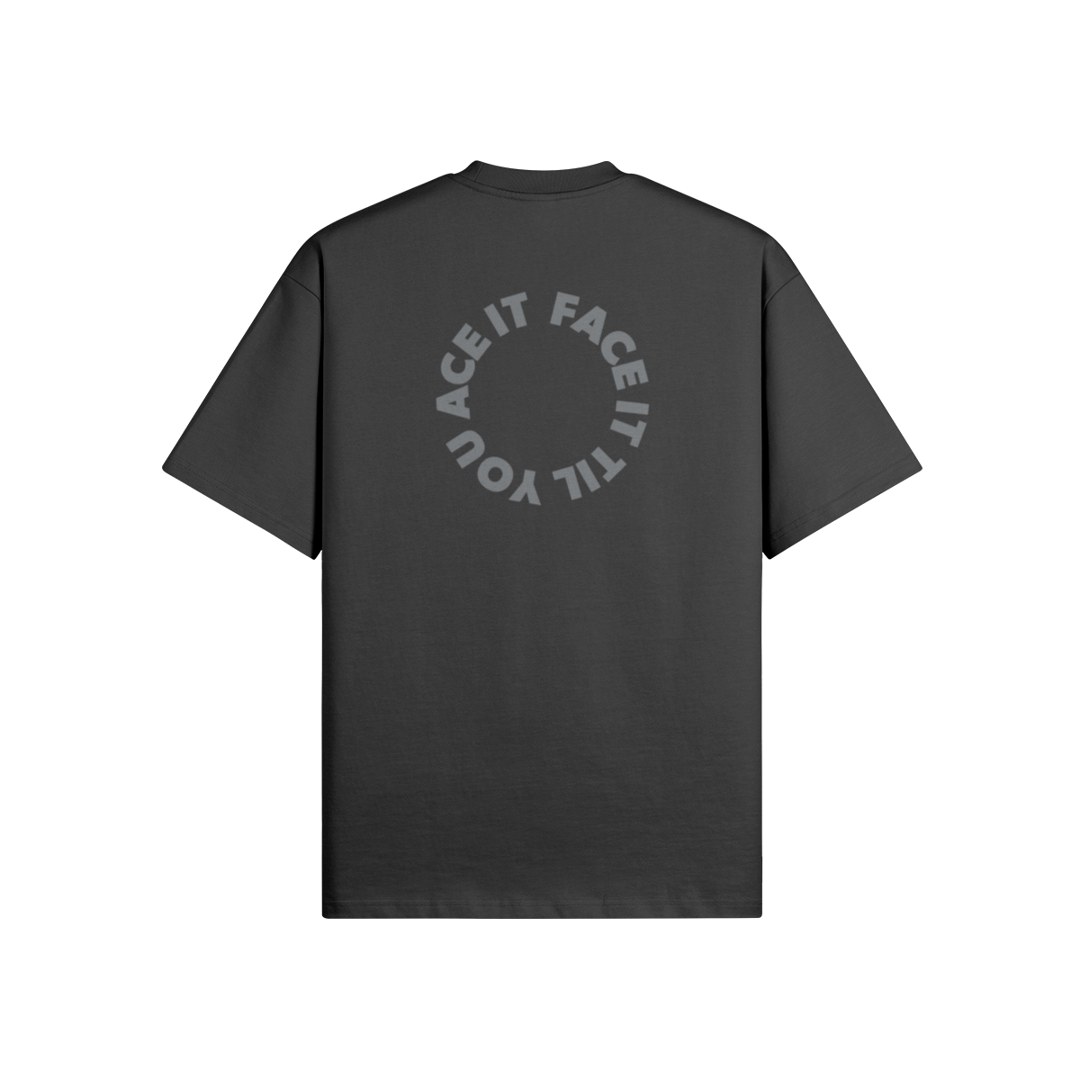 Face It Til You Ace It Unisex Boxy Tee - Stitched