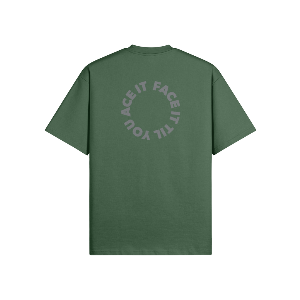 Face It Til You Ace It Unisex Boxy Tee - Stitched