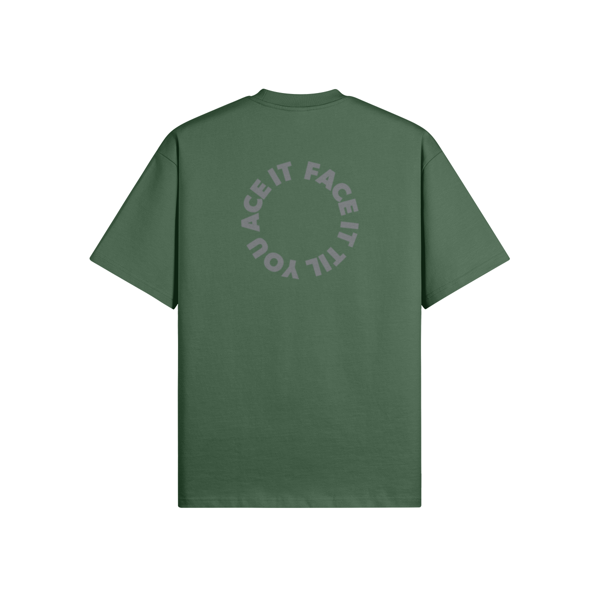 Face It Til You Ace It Unisex Boxy Tee - Stitched