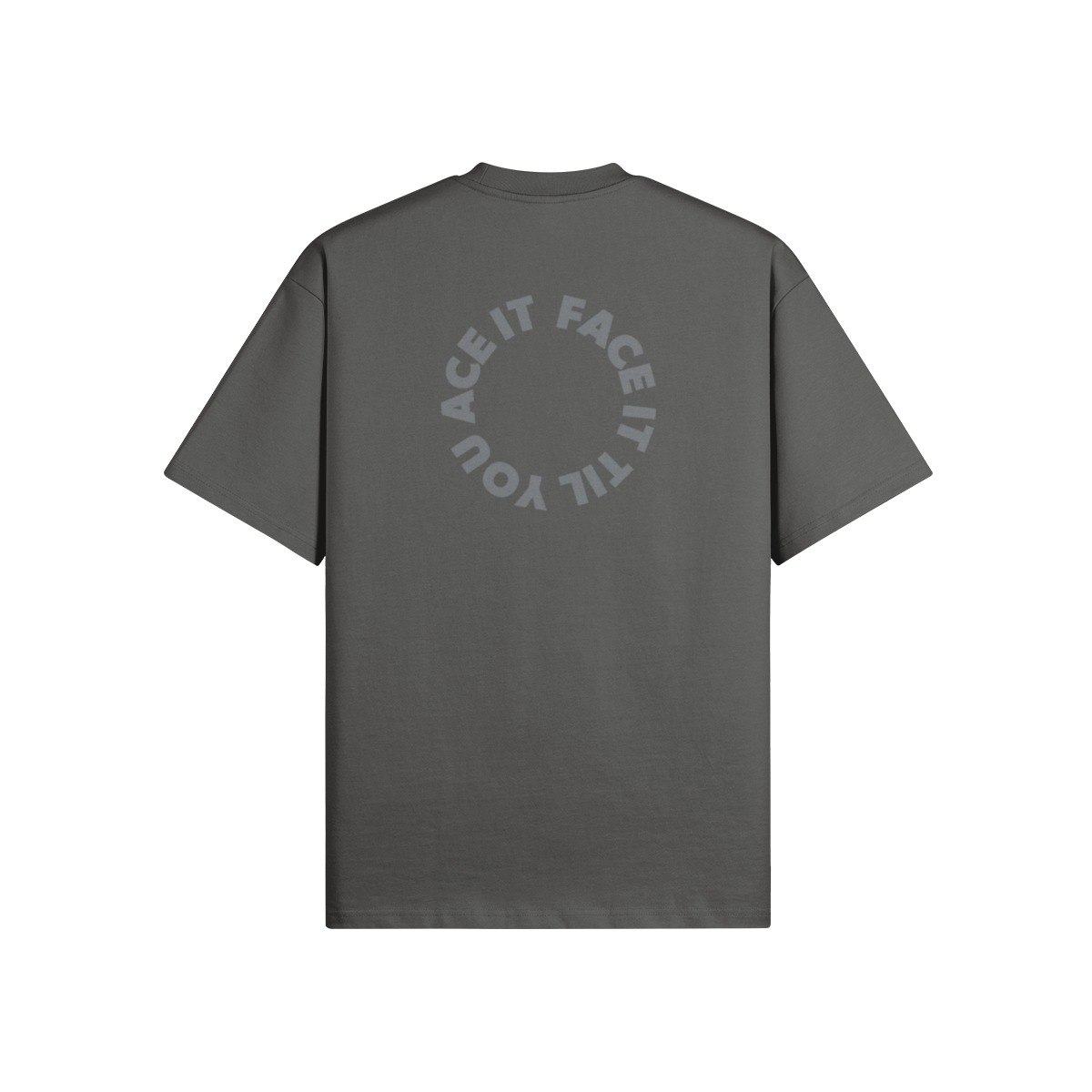 Face It Til You Ace It Unisex Boxy Tee - Stitched
