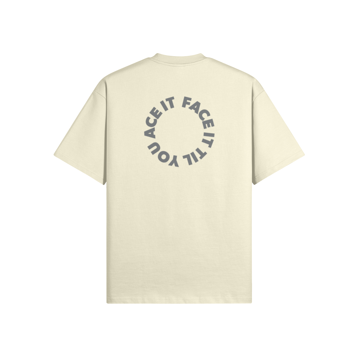 Face It Til You Ace It Unisex Boxy Tee - Stitched
