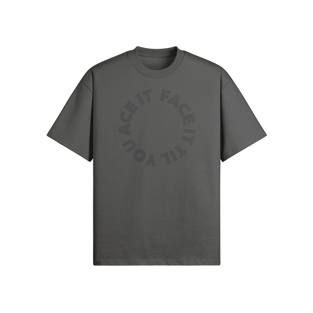 Face It Til You Ace It Unisex Boxy Tee - Stitched